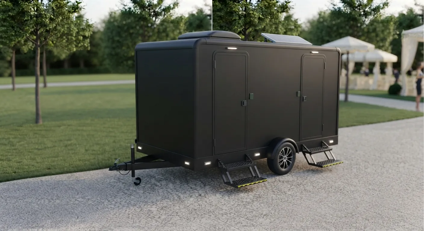 2 Stall Restroom Trailer in Miramar, FL