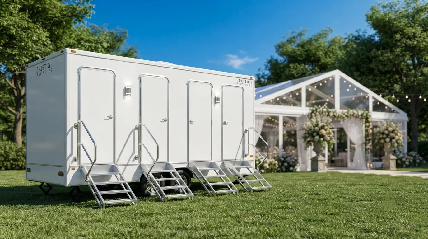 4 Stall Restroom Trailer in Miramar, FL