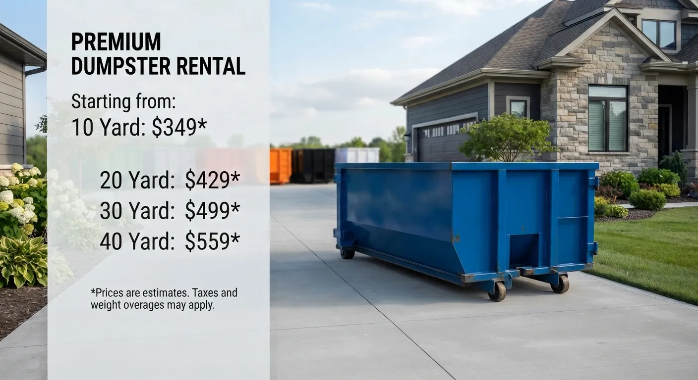 Dumpster Rental Cost in Miramar, FL