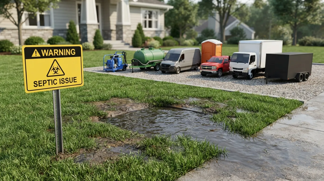 Septic Tank Warning Signs in Miramar, FL